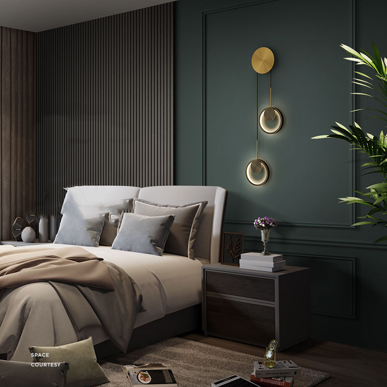 Настенный светильник RISOR BLOCK L1 Black by ImperiumLoft