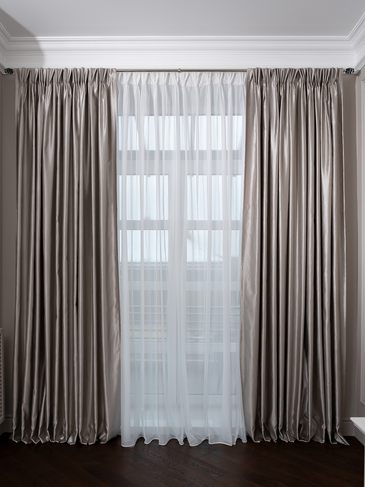 Тюль белый Garda Decor 121GD-12120