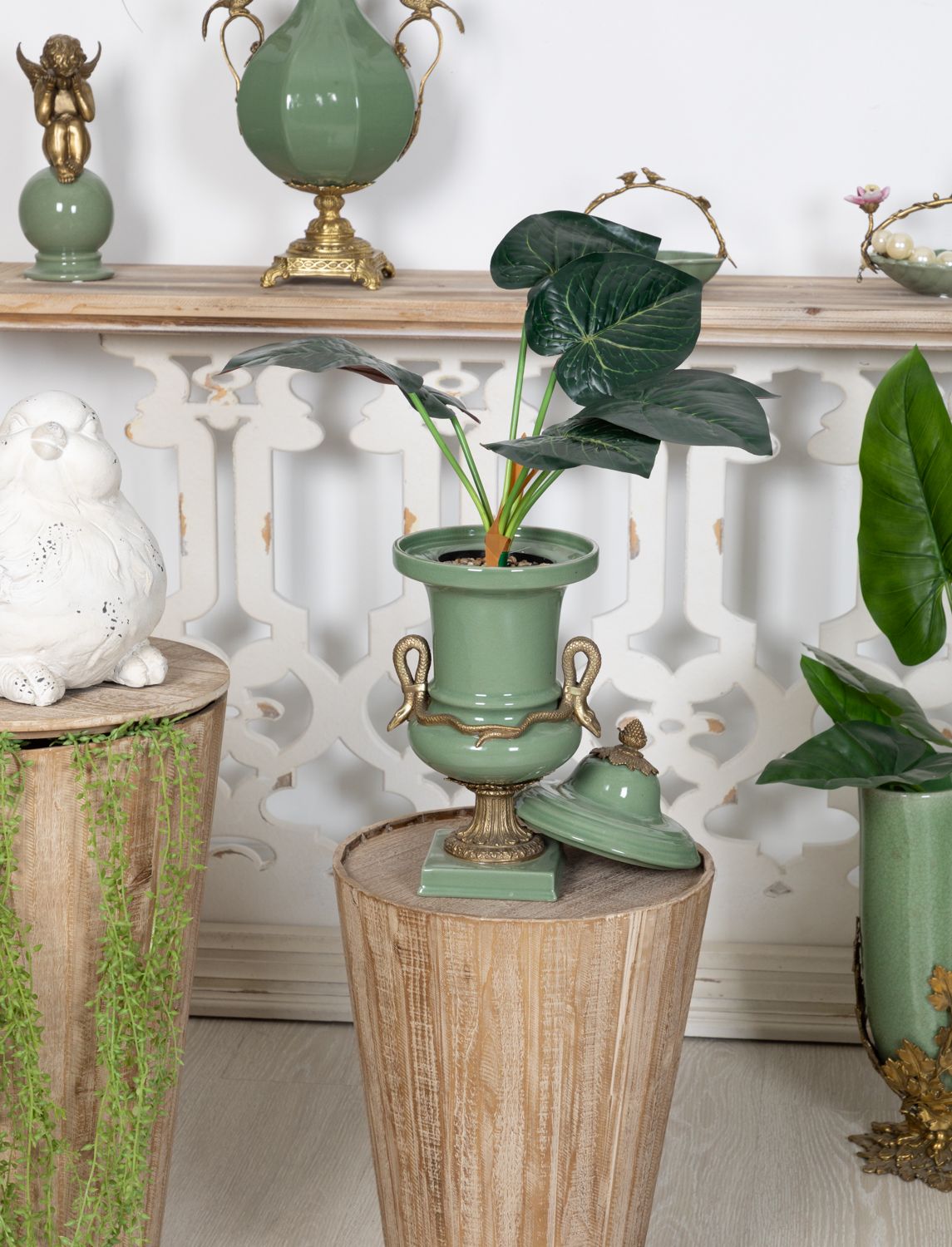 Ваза с крышкой Glasar 31G2118/J646C/U19