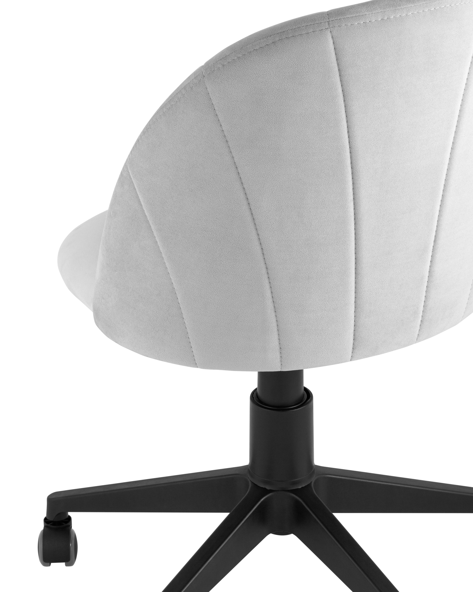 Кресло компьютерное Логан велюр светло-серый Stool Group