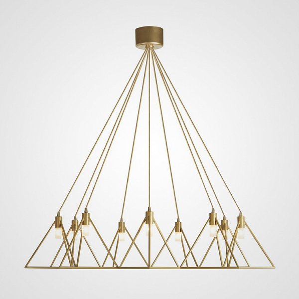 Светильник подвесной GITTER D110 Gold by ImperiumLoft