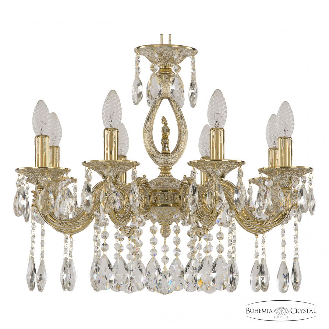 Люстра бронзовая с хрусталём 71401/8/175 A GW FH1S