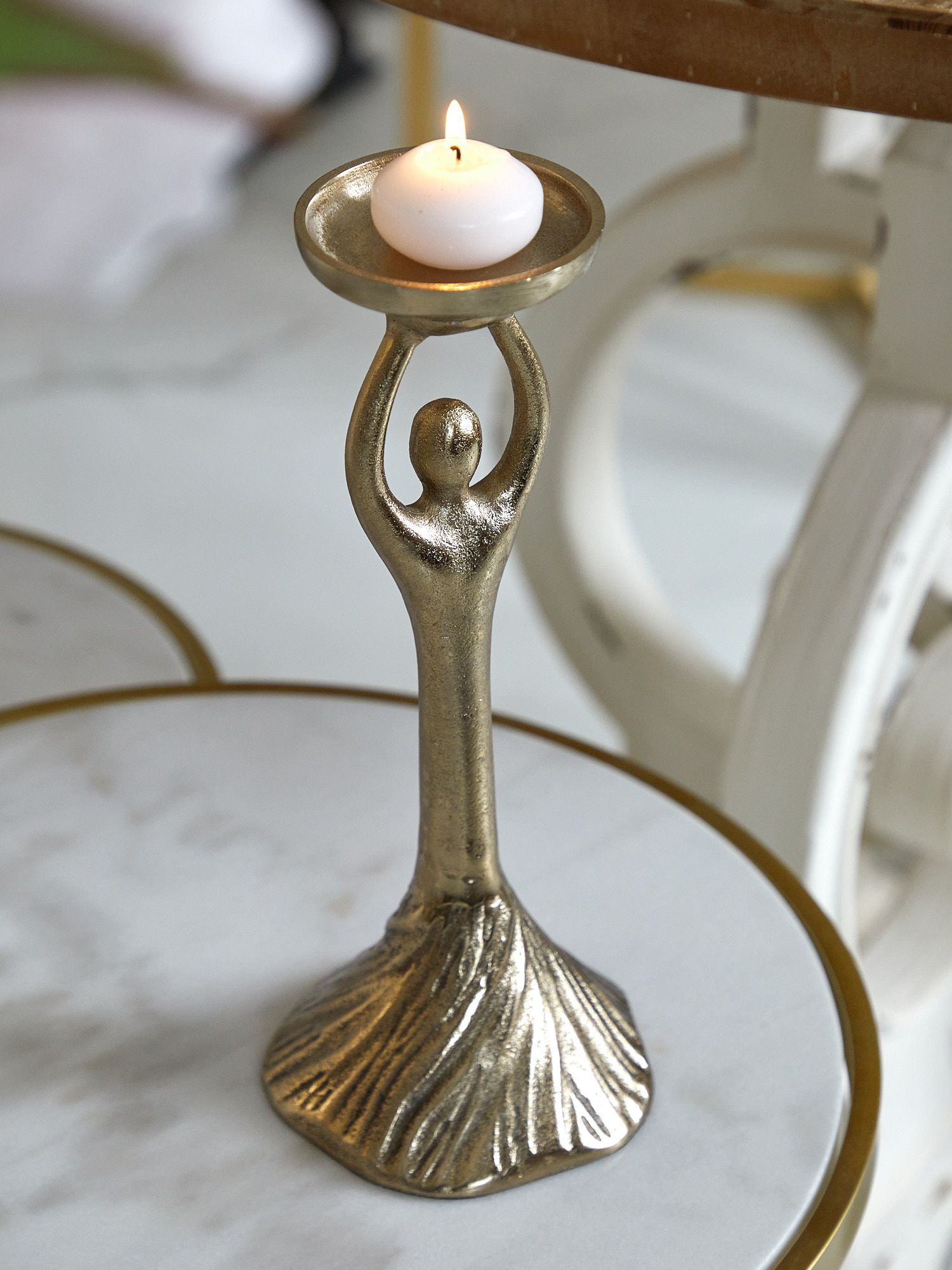 Подсвечник Танцующая леди Glasar D5583