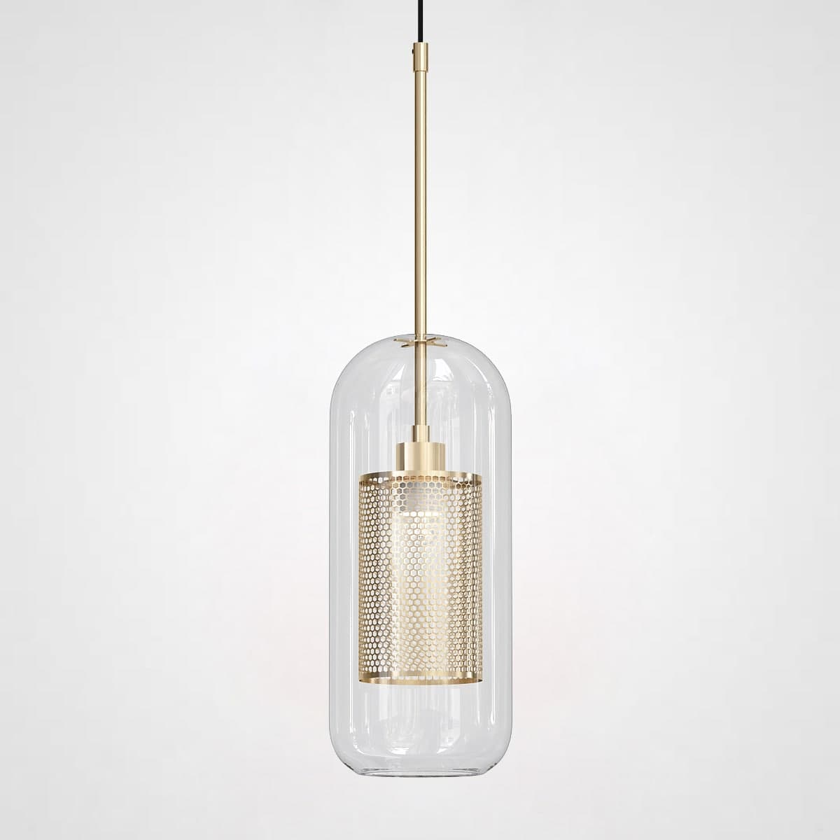 Подвесной Светильник Catch F Cylinder Brass D12 By Imperiumloft