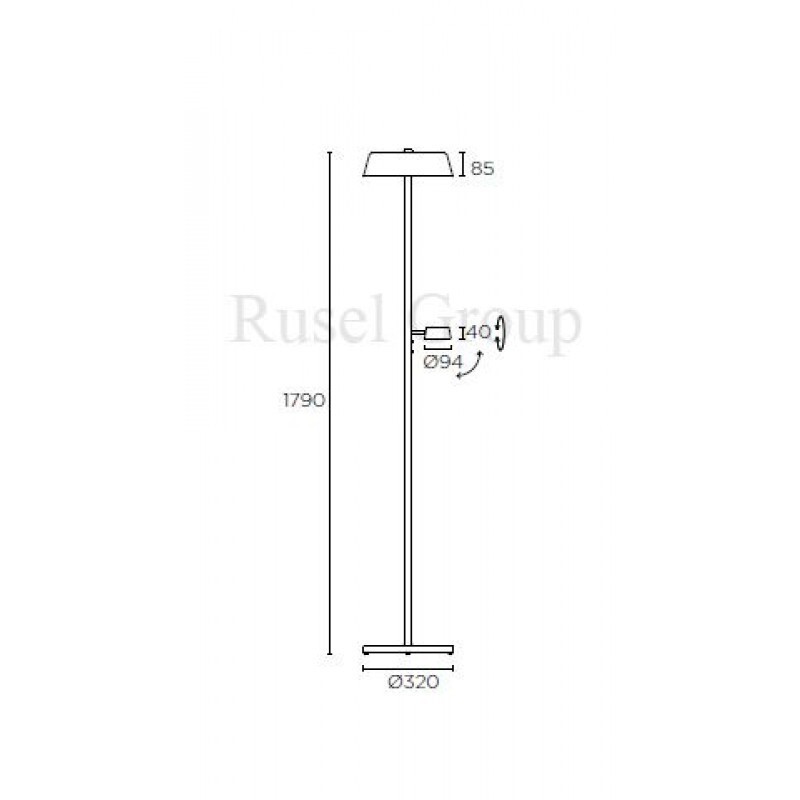 Напольный светильник Leds C4 PING LT