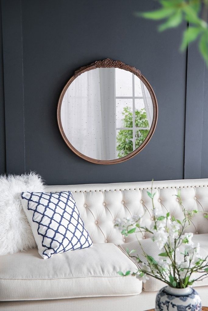 Зеркало настенное Glasar 83482-NATU-DS