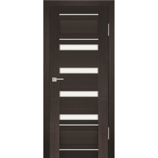 Межкомнатная дверь Graf PS-36 белый сатинат Венге Мелинга (1900 х 550)