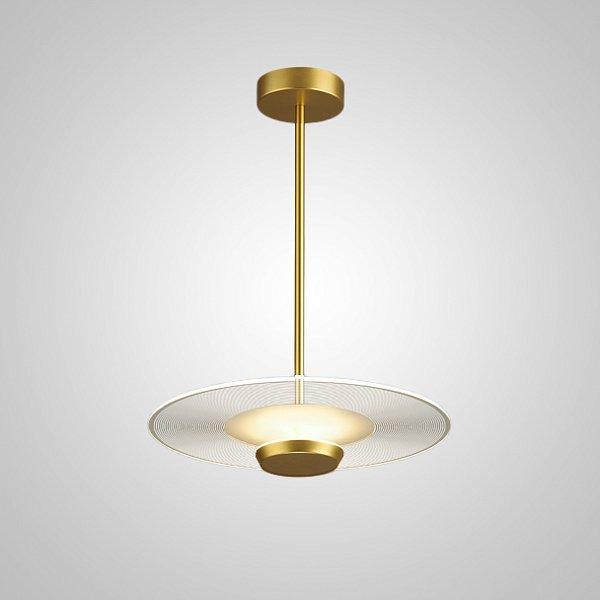 Потолочный светильник AMOS D50 Brass by ImperiumLoft