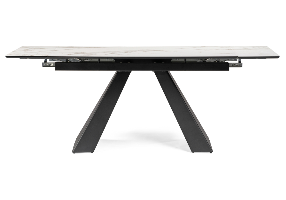 Стол Woodville Торвальд белый мрамор / черный 474324