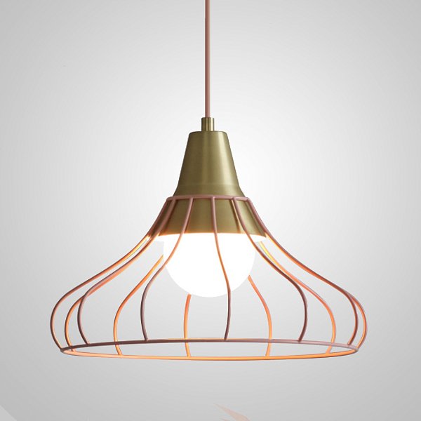 Подвесной светильник GRID4 D32.5 Pink by ImperiumLoft
