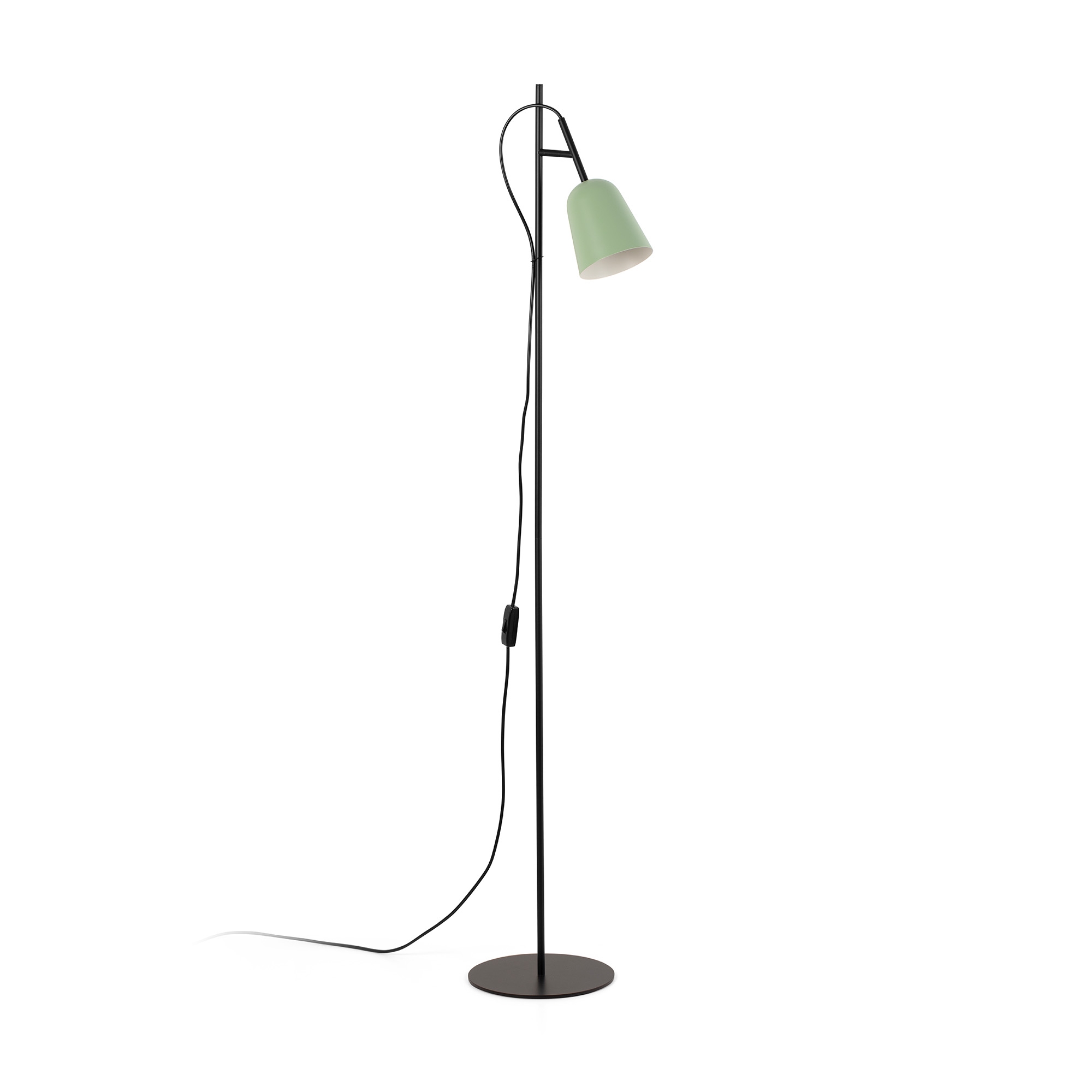 Торшер STUDIO зеленый абажур 1xE14 Faro