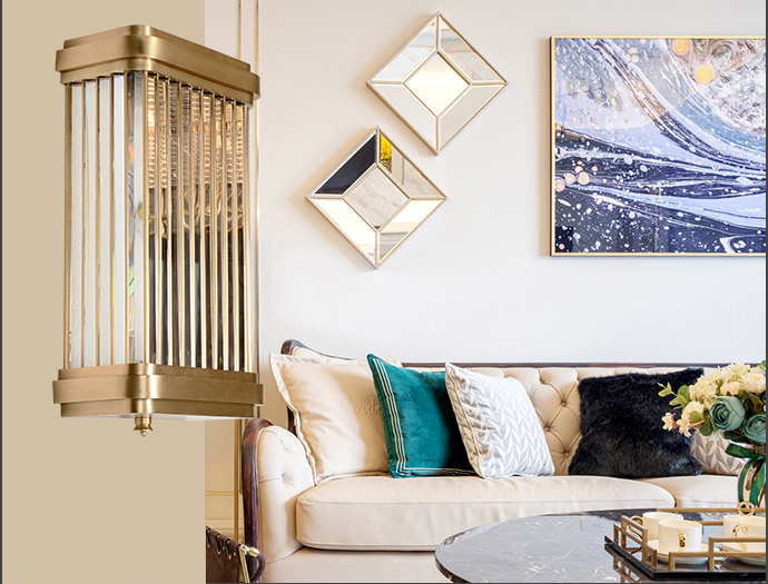 Настенный светильник Delight Collection BRWL7031 antique gold