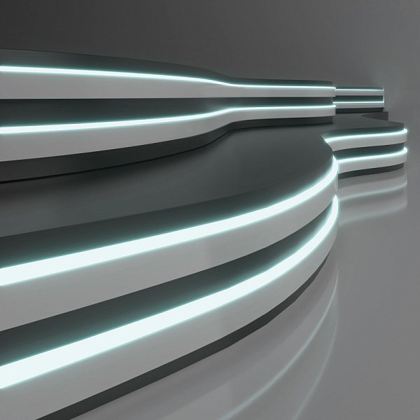 Гибкий неон Elektrostandard Гибкий неон 120Led 10W IP65 6500K с боковым свечен