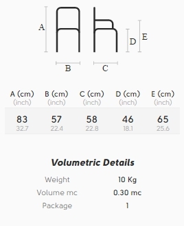 Стул Midj Dalia PB M TS_Q Dalia PB M TS_Q