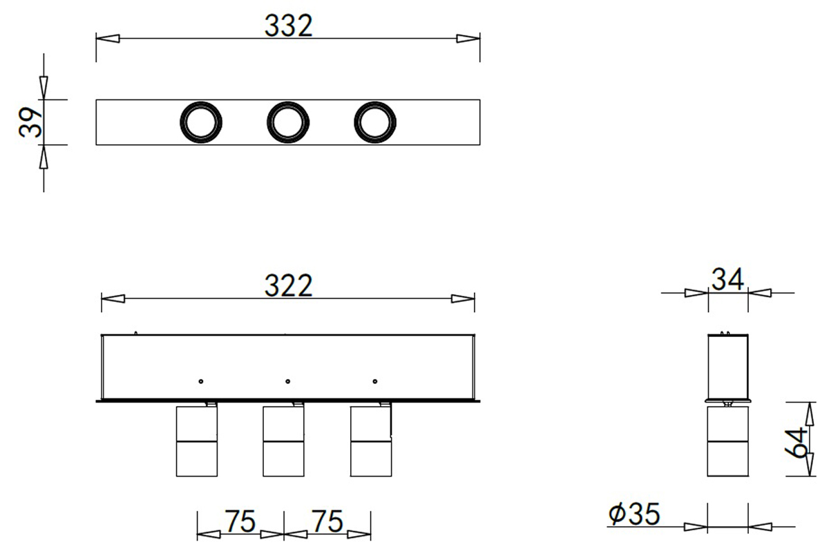 Светодиодный светильник для магнитного шинопровода Donolux DL18788/03M White