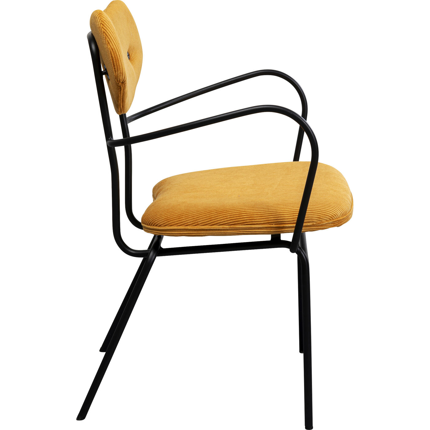 Стул с подлокотниками Viola Yellow KARE 87469