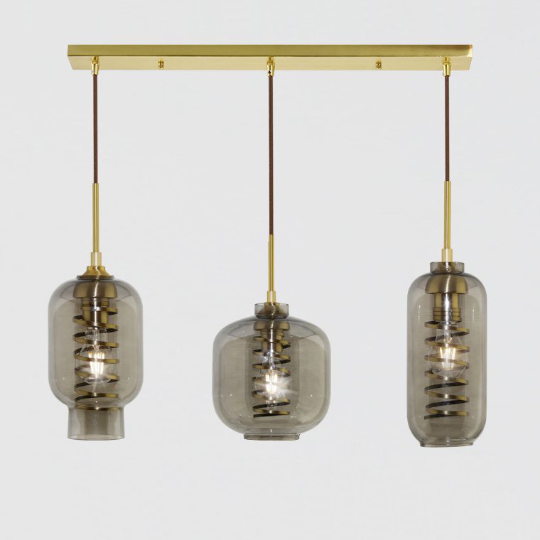 Подвесной светильник SCREW SMOKY by ImperiumLoft