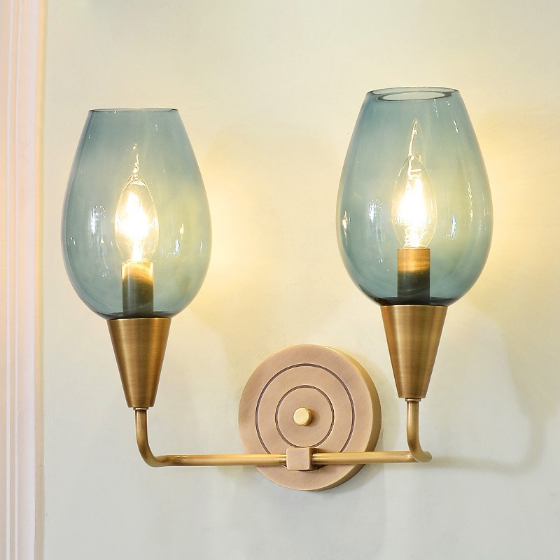 Настенный светильник VIOLA WALL 3 Blue by ImperiumLoft