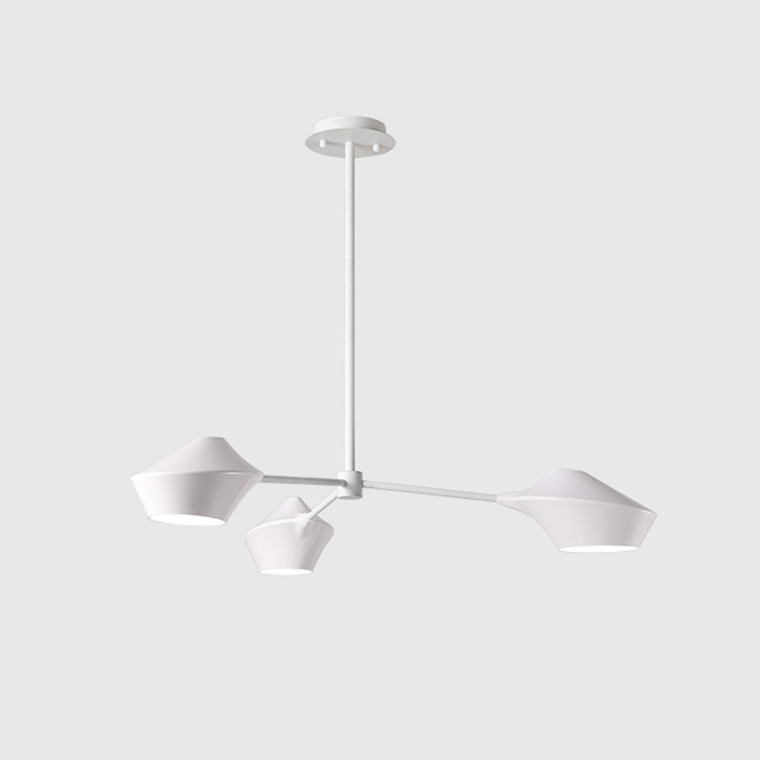 Люстра на штанге LANT D65 3 lamps White by ImperiumLoft