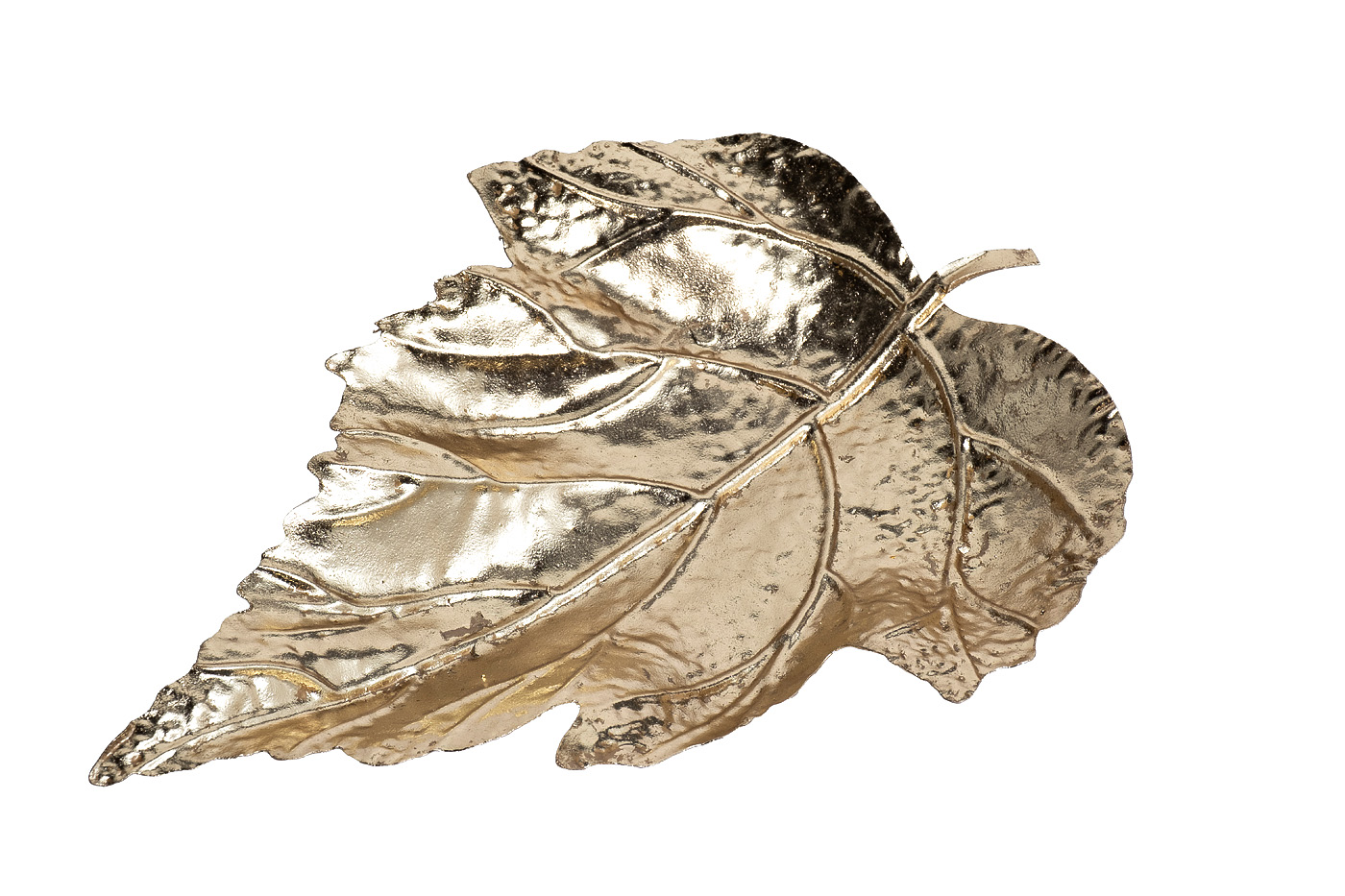 Тарелка декоративная Лист золотая Garda Decor 37SM-88040