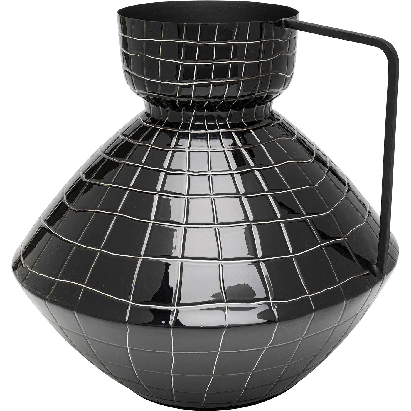 Ваза Black Mesh Handle 29cm KARE 57147