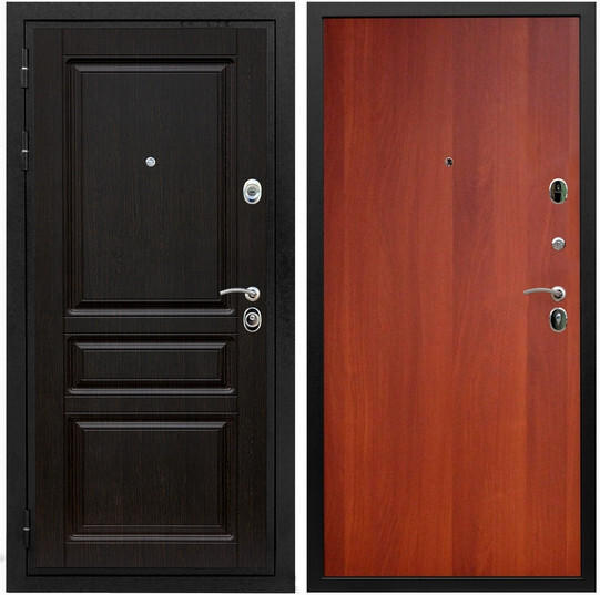 Дверь входная Graf Премиум-Н МДФ 16 мм ФЛ-243 Венге / МДФ 6 мм ПЭ Итальянский орех