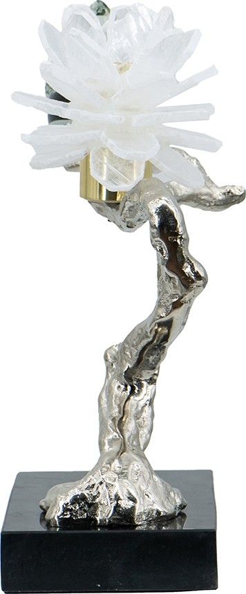 Декор с подсвечником Птичка на ветке Glasar 77737-DS