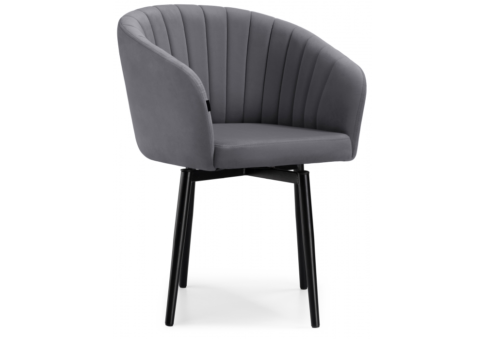 Стул Woodville Моншау крутящийся velutto 32 / черный 462149