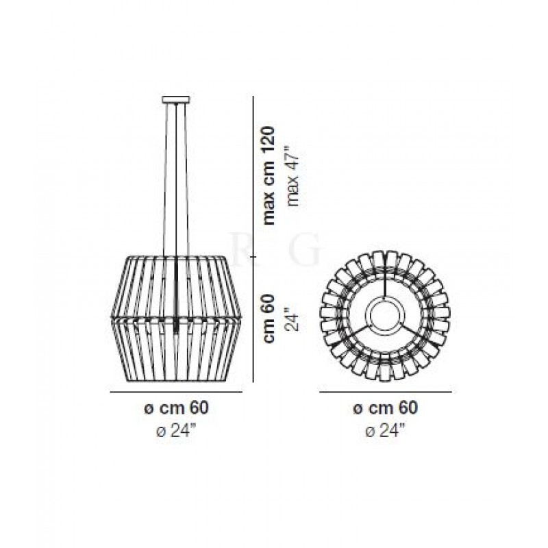 Люстра Vistosi RIM SP 60