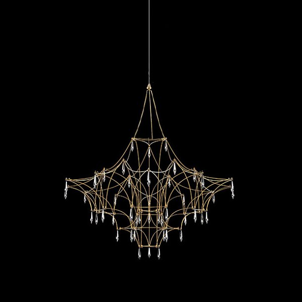 Подвесная люстра MARQUISE D55 Gold by ImperiumLoft