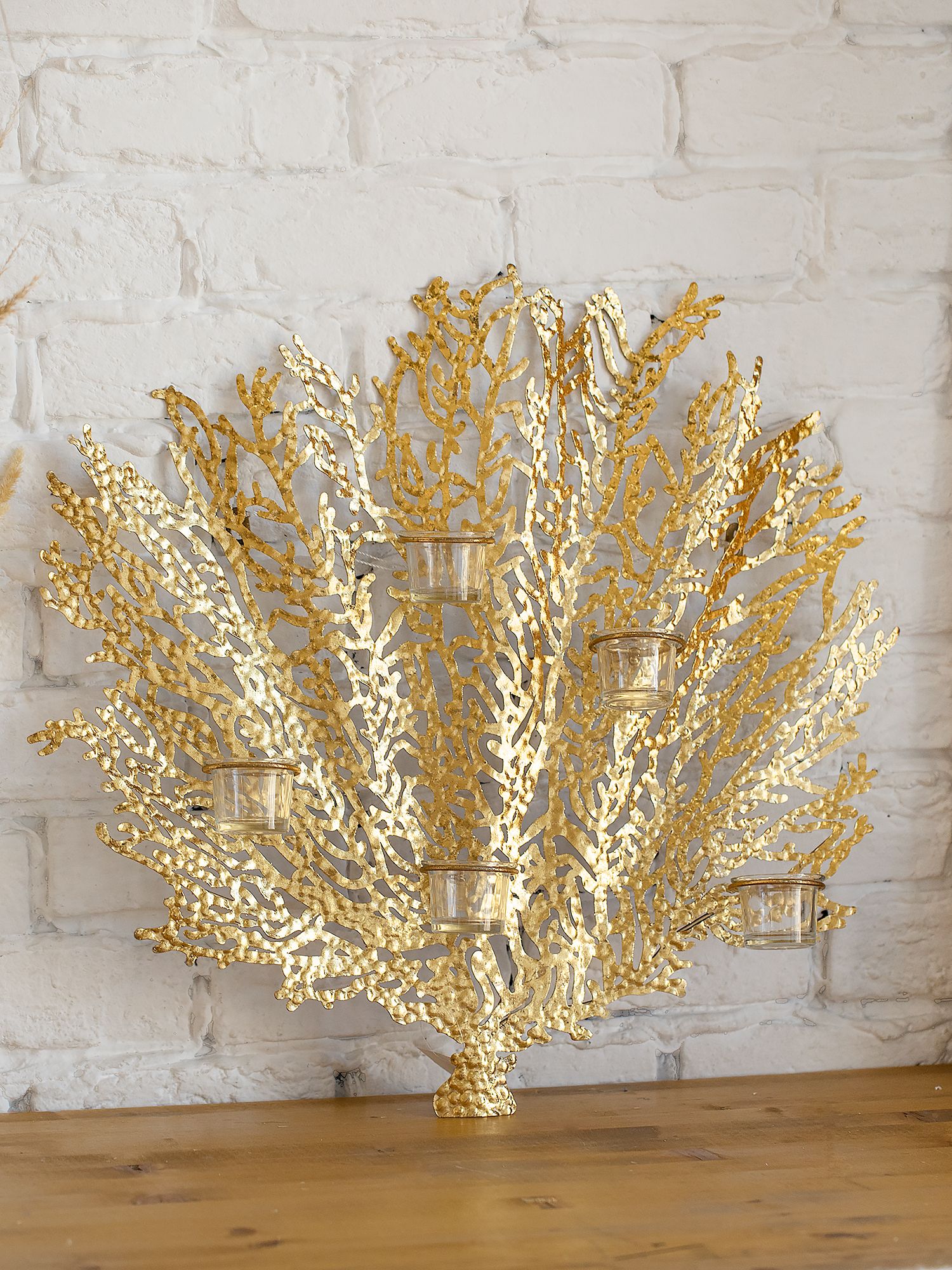 Подсвечник настенный на свечей Glasar 57-090