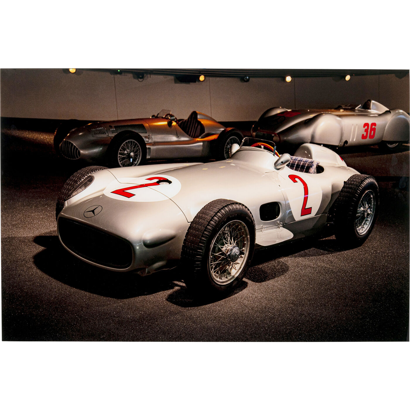 Картина стеклянная Automotive Race 120x80cm KARE 57686