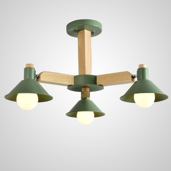 Люстра на штанге HORN B D68 Green by ImperiumLoft