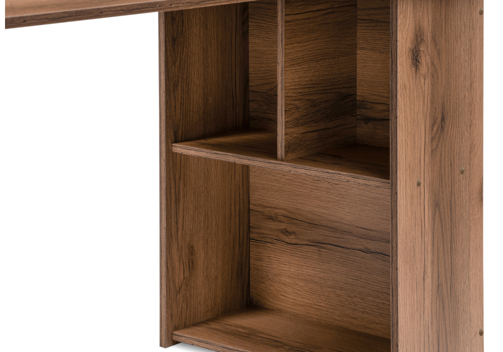 Офисная мебель Woodville Битти Лофт дуб делано темный / черный матовый 489671