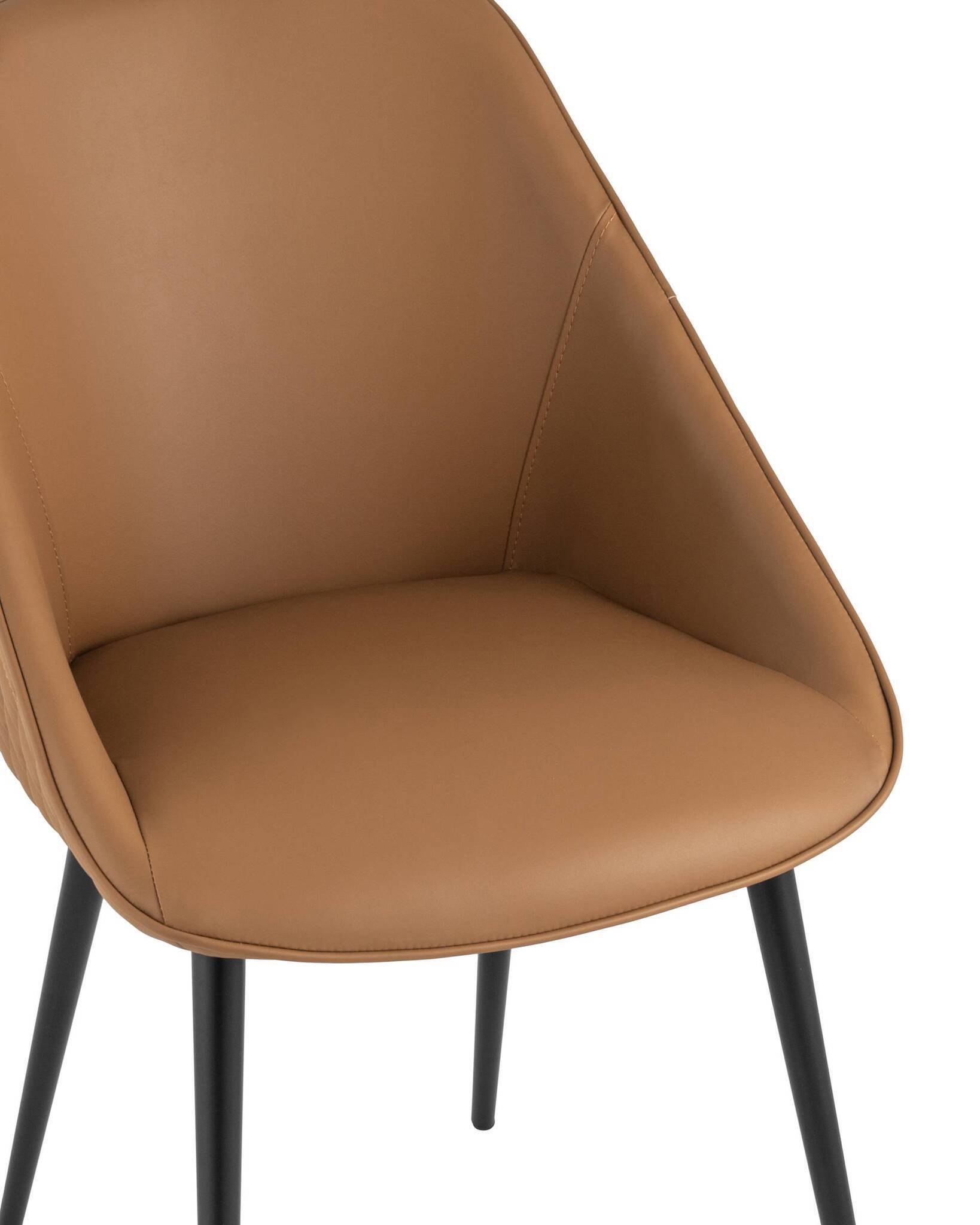 Стул Бланш экокожа коричневый Stool Group