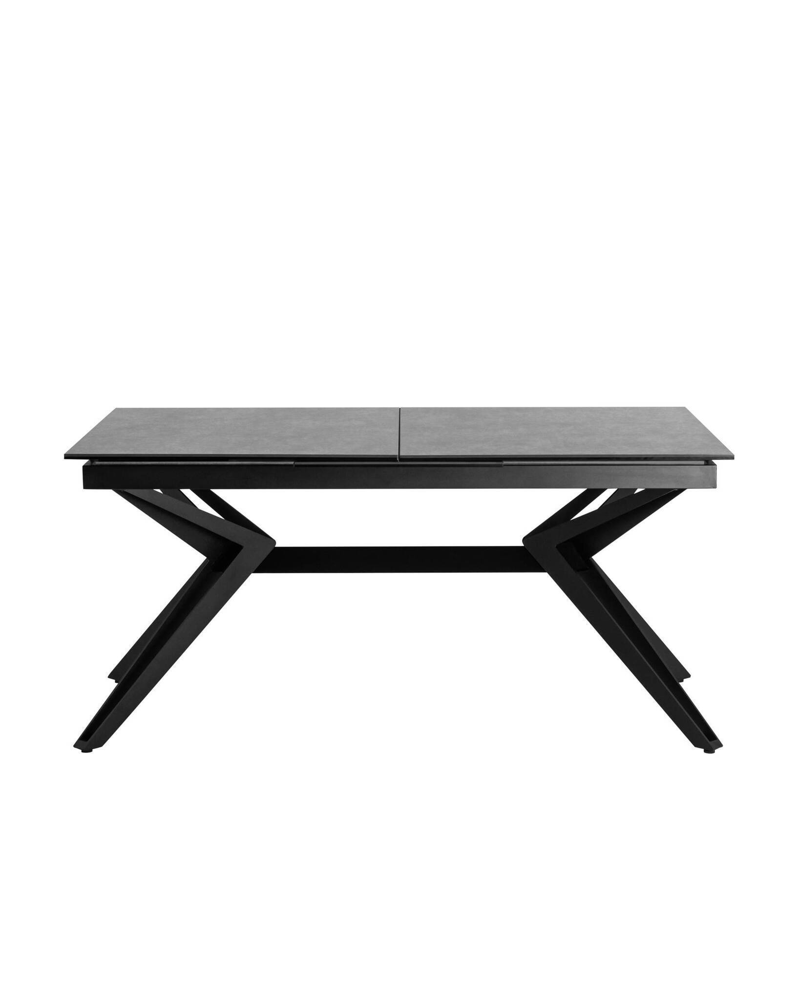 Стол обеденный Олимпия раскладной 160-210*90 керамика темная Stool Group