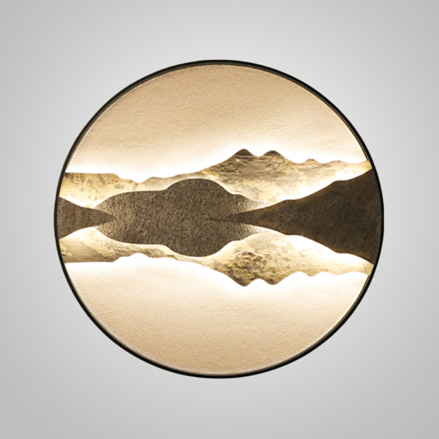 Настенный светильник DAWN B A D100 Black by ImperiumLoft