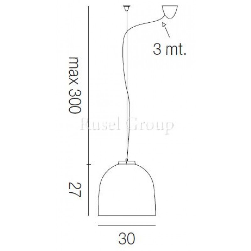 Подвесной светильник Vistosi ALUM SP D1