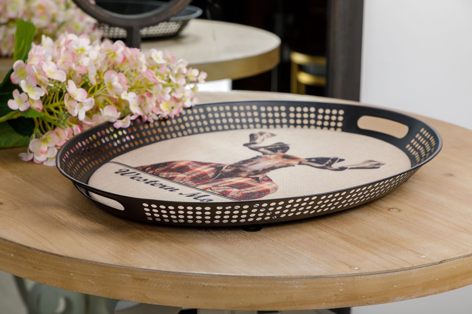 Декор настенный Блюдо олень Glasar 62-001