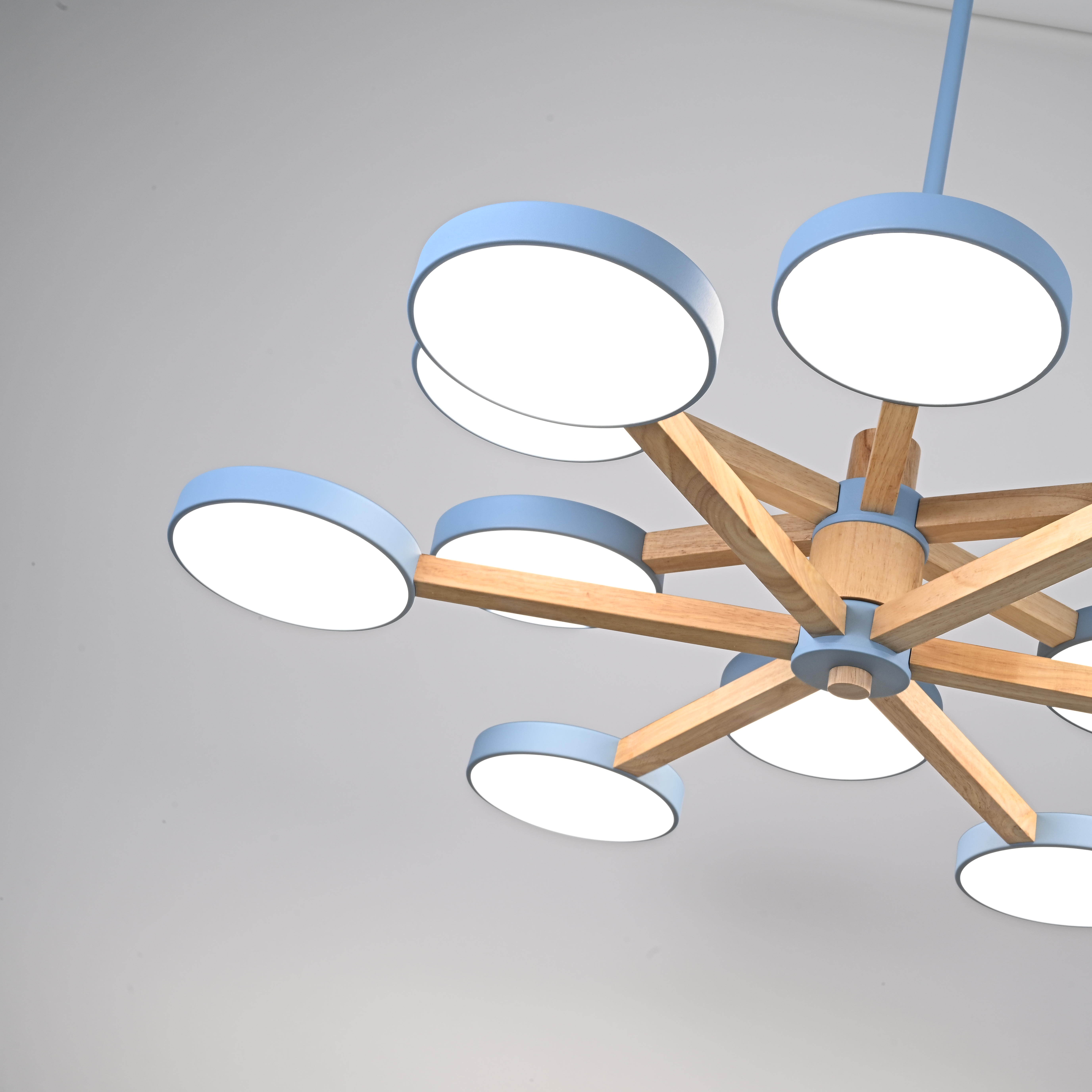 Подвесная люстра TURNA DBL L12 Blue by ImperiumLoft