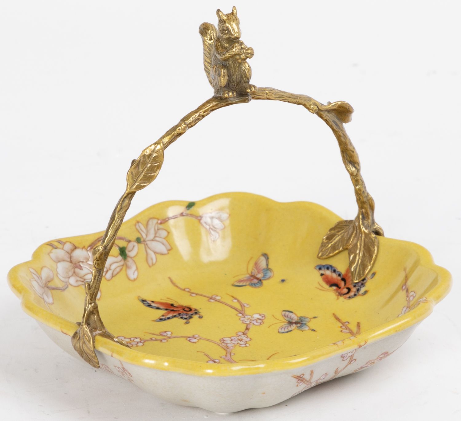 Блюдо с белочкой Glasar 31G2404/C515C/HY2081