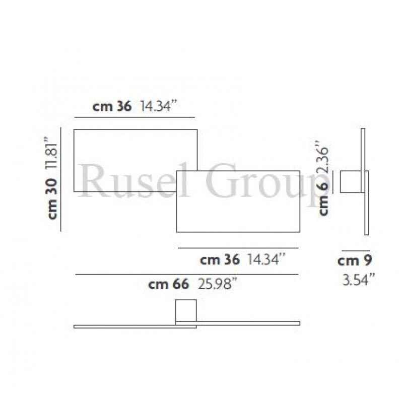 Настенно-потолочный светильник Studio Italia Design Puzzle AP4-PL4
