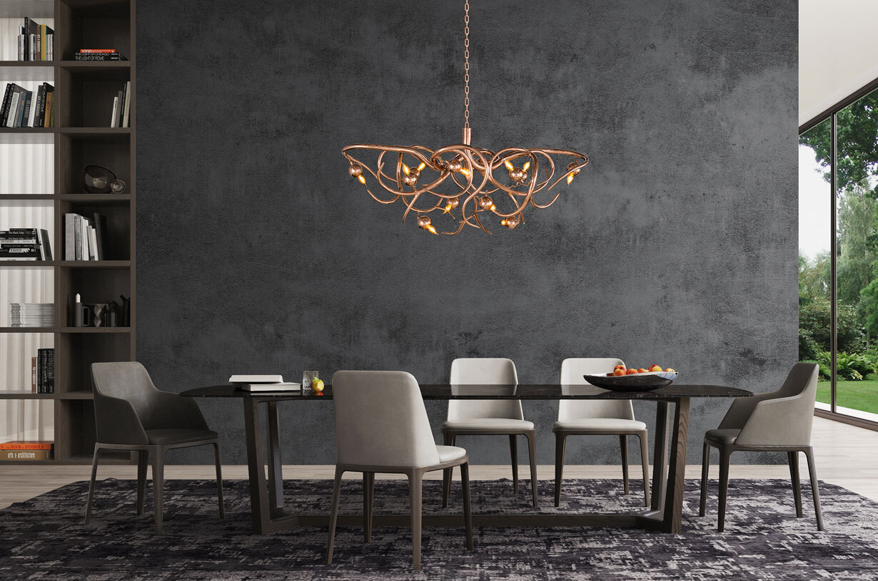 Люстра Brand Van Egmond Eve Oval 120 copper