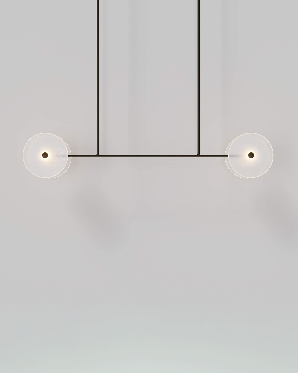 Черный линейный светильник “Милфорд” Louvre Home LLC520325XNP