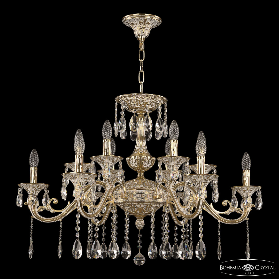 Люстра бронзовая 70123/12/320 A GW Bohemia Ivele Crystal