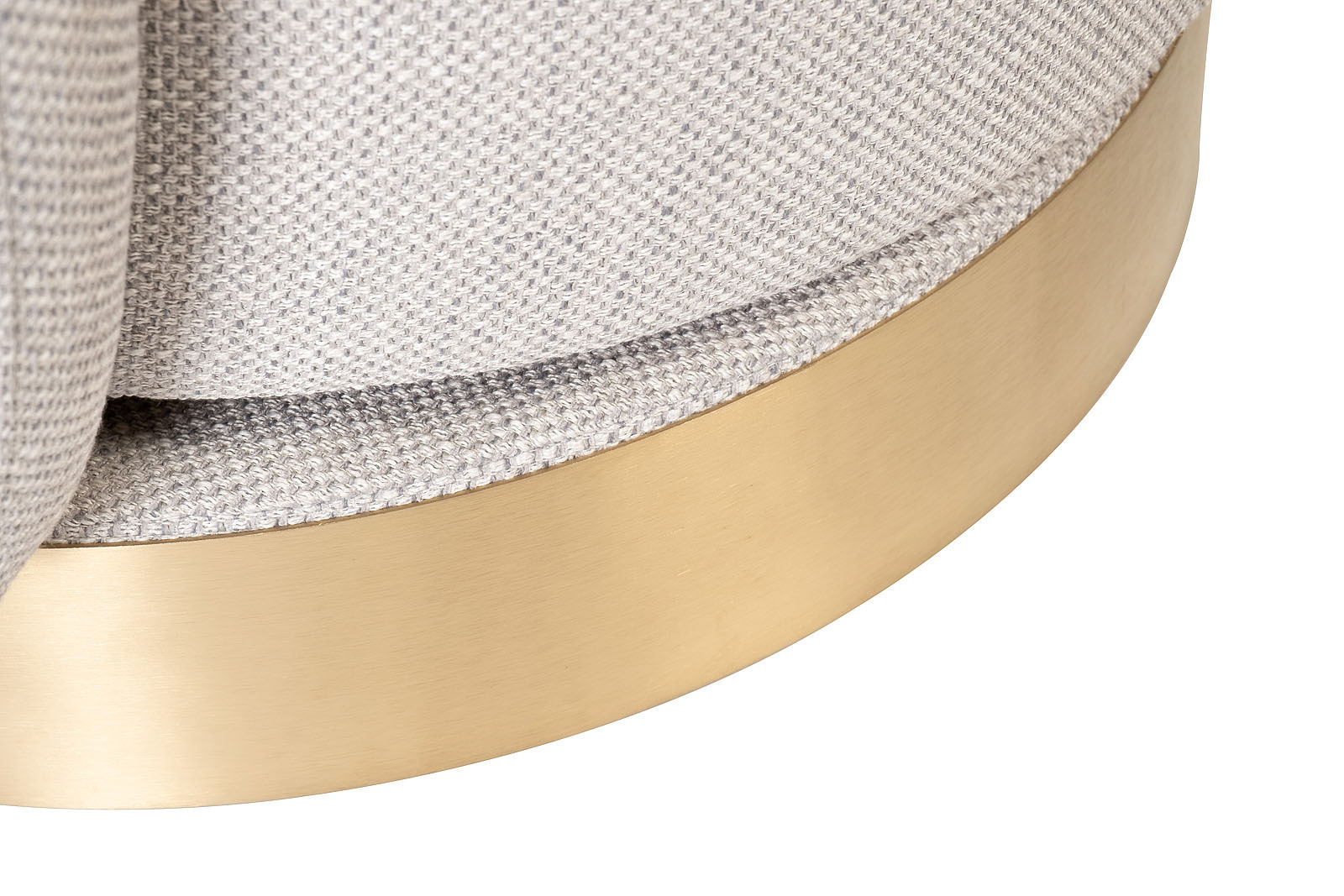 Кресло Napoli вращающееся светло-серая рогожка Garda Decor Napoli-2K-СВ.СЕР-Melange950