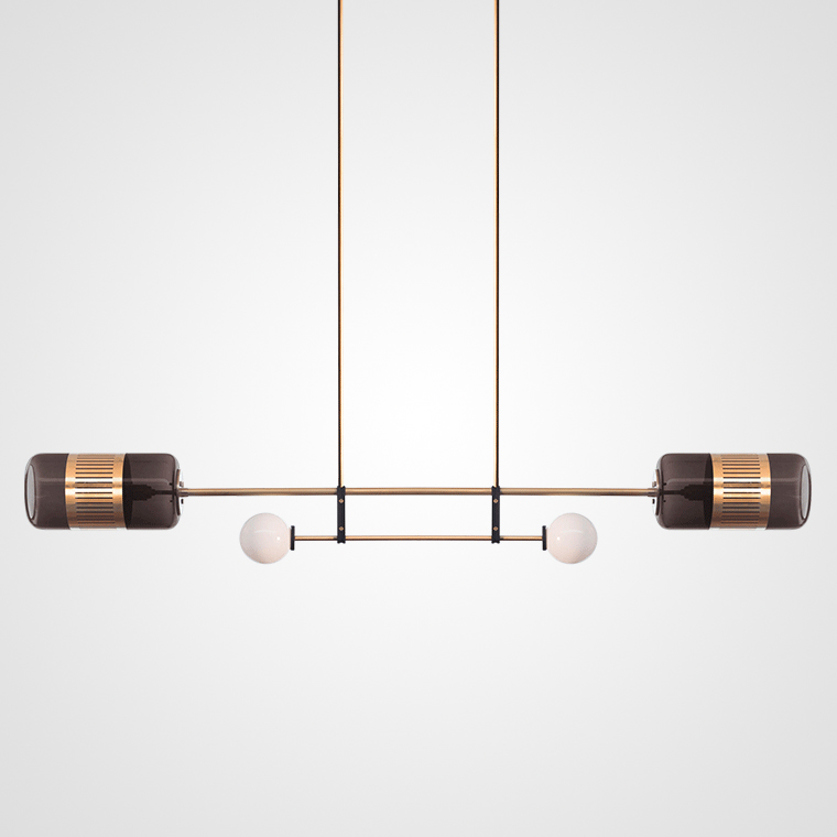 Подвесной реечный светильник LIZAK by ImperiumLoft