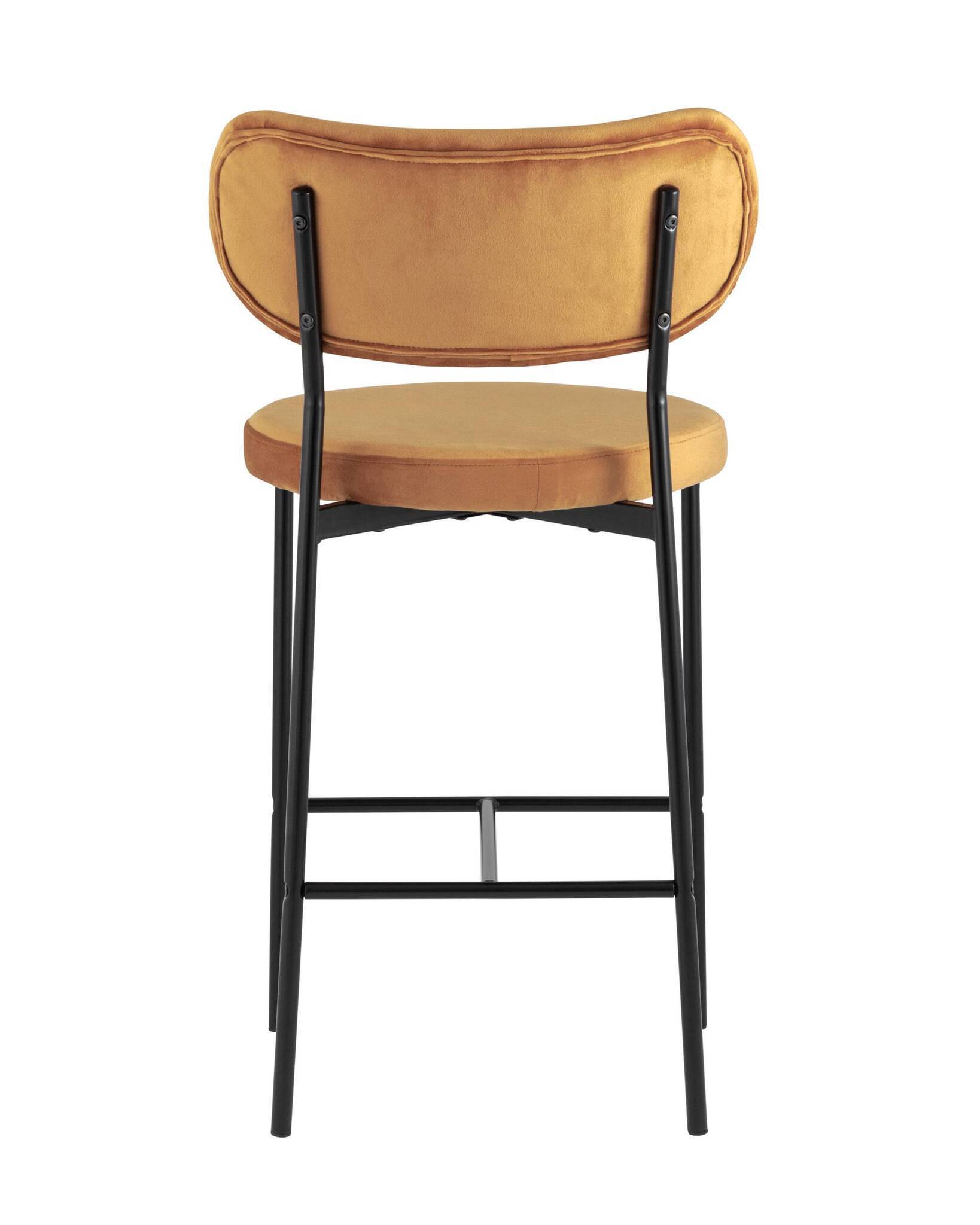 Стул полубарный Барбара велюр терракотовый Stool Group