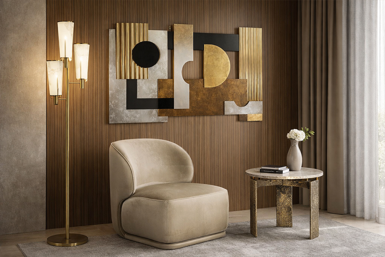 Стол журнальный мраморный d60*63 Garda Decor 69-23305