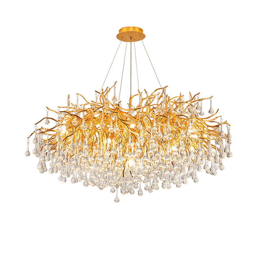 Люстра Droplet Chandelier circle D100 by ImperiumLoft